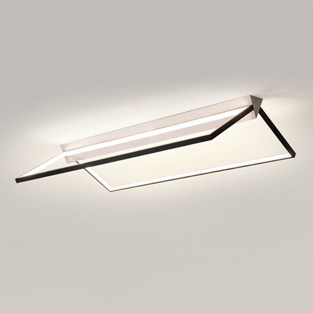 Ezra Modern Geometric LED Minimalist Ceiling Light - At Ease Home Life