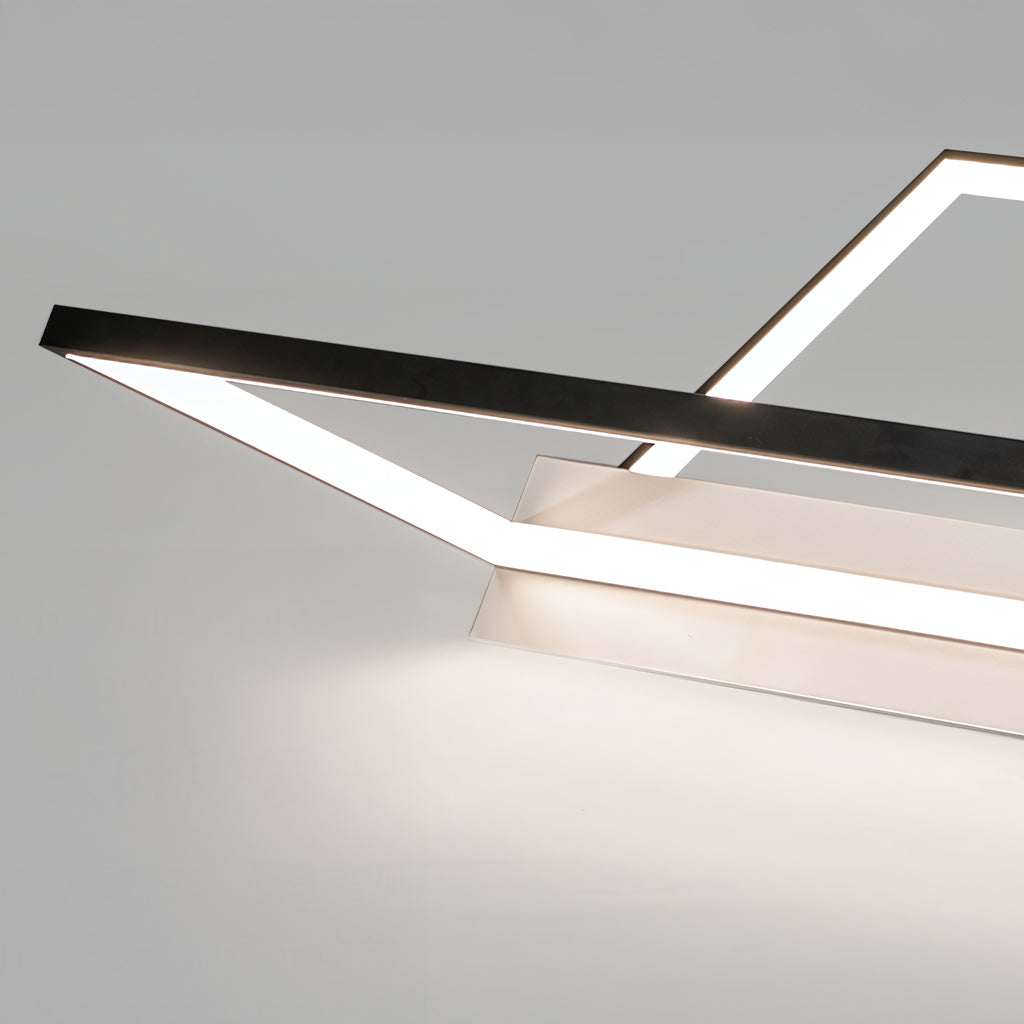 Ezra Modern Geometric LED Minimalist Ceiling Light - At Ease Home Life