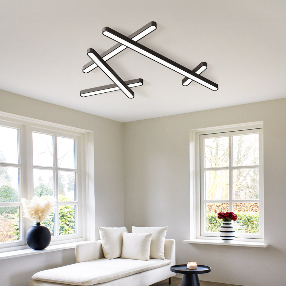 Soreni Minimalist Linear 5-Head Ceiling Light - At Ease Home Life