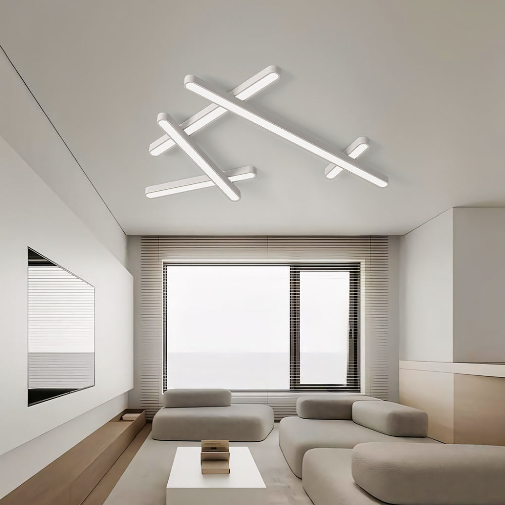 Soreni Minimalist Linear 5-Head Ceiling Light - At Ease Home Life
