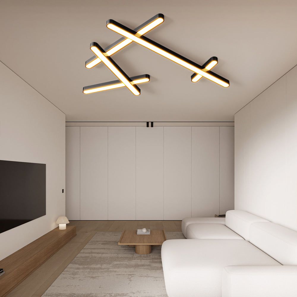 Soreni Minimalist Linear 5-Head Ceiling Light - At Ease Home Life