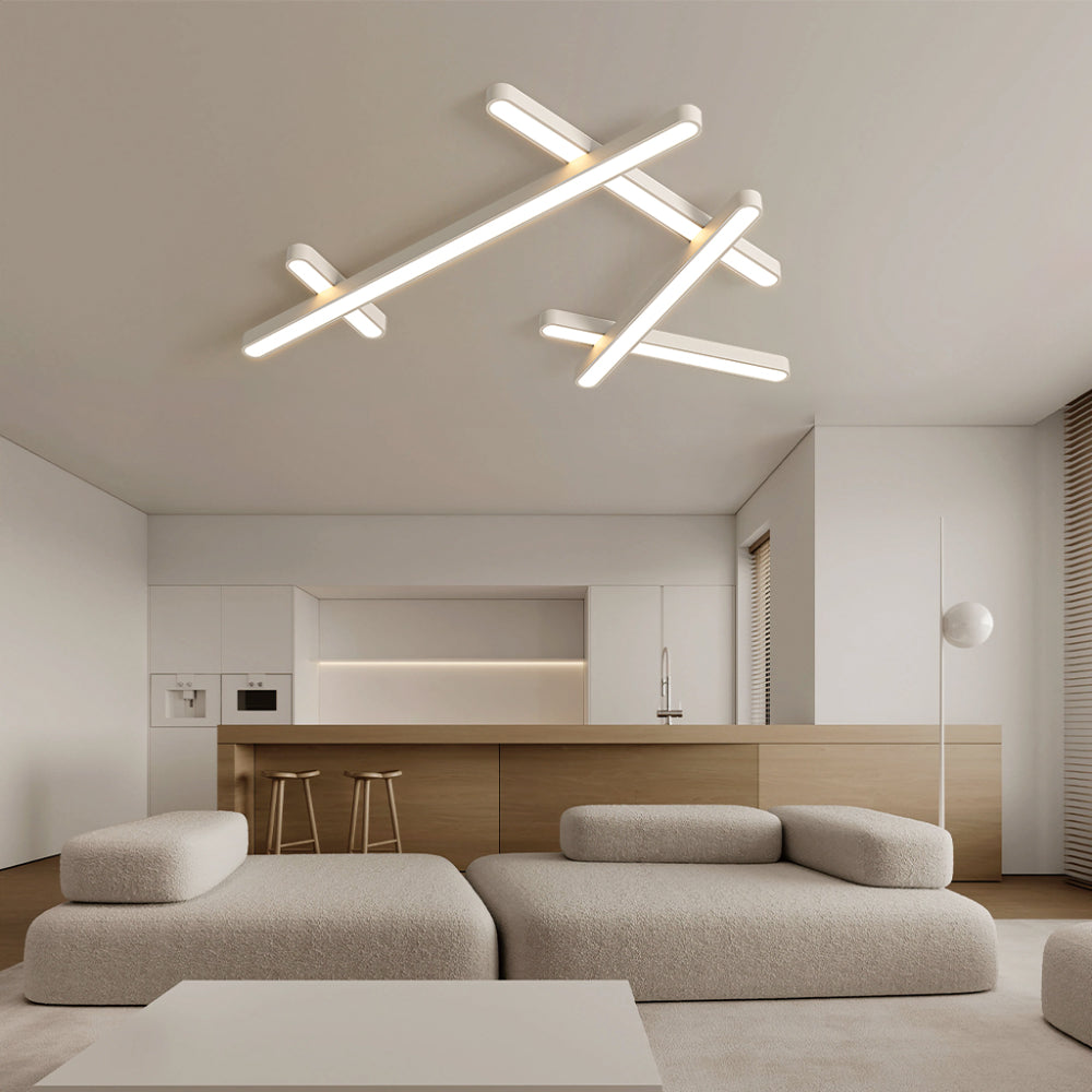 Soreni Minimalist Linear 5-Head Ceiling Light - At Ease Home Life