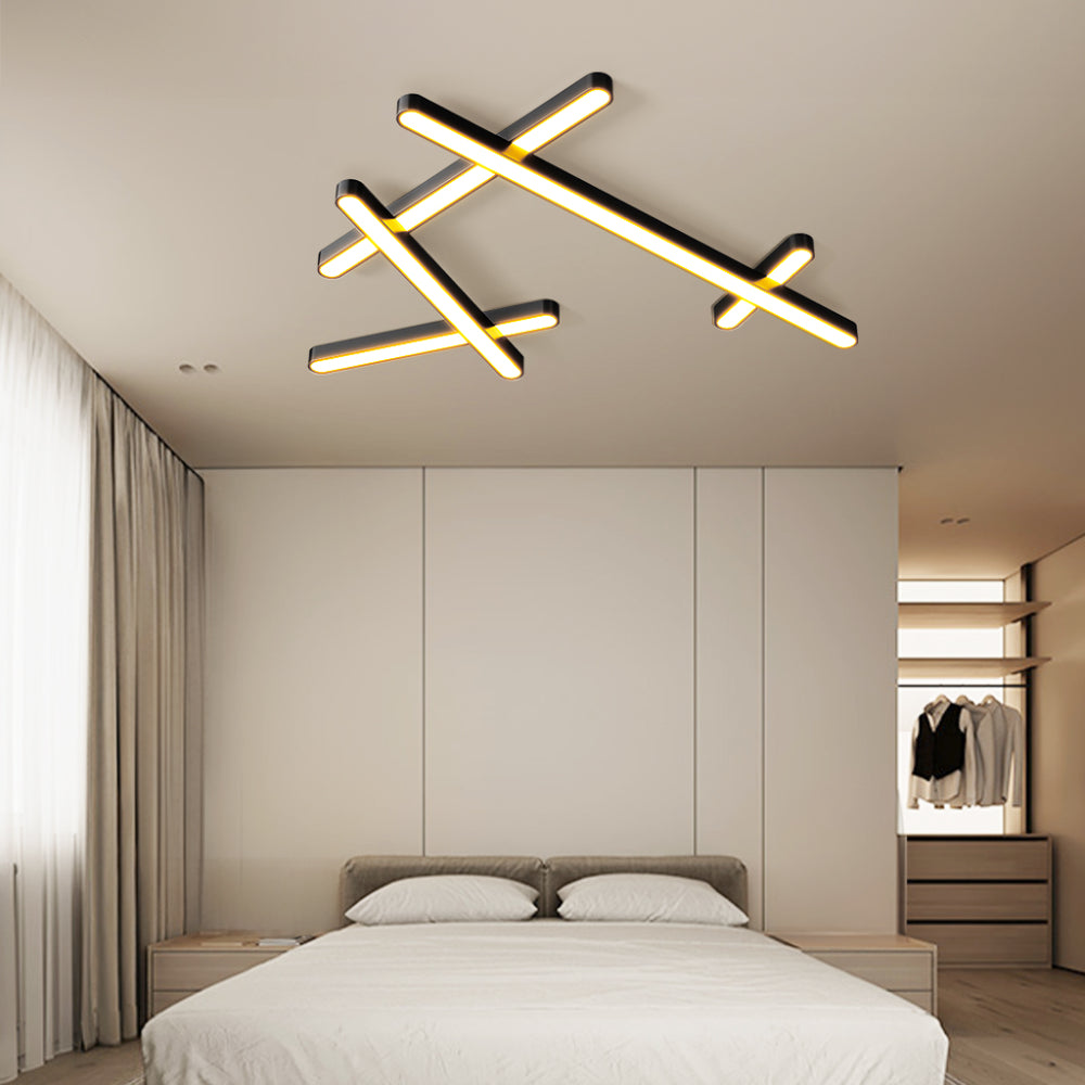 Soreni Minimalist Linear 5-Head Ceiling Light - At Ease Home Life