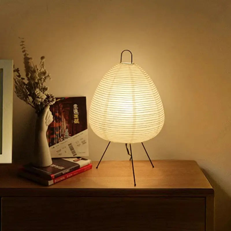 Tripod table lamp LED lantern for bedroom - At Ease Home Life