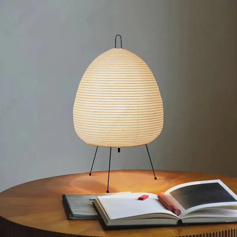 Tripod table lamp LED lantern for bedroom - At Ease Home Life