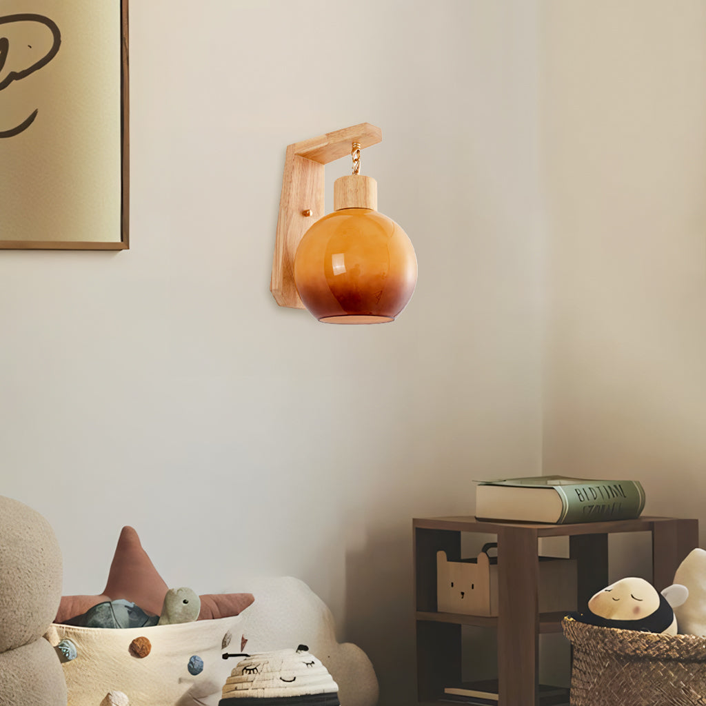 Vera Minimalist Glass Shade Wall Lamp - At Ease Home Life