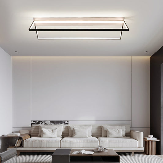 Ezra Modern Geometric LED Minimalist Ceiling Light - At Ease Home Life