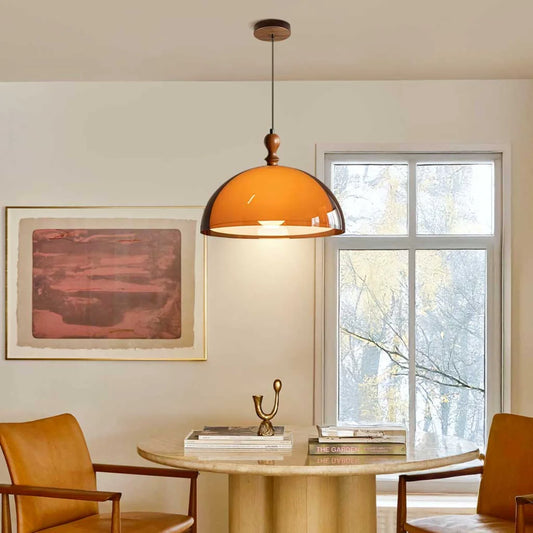 Jacen Vintage Elegant Dome-Shaped Shade Pendant Light - At Ease Home Life