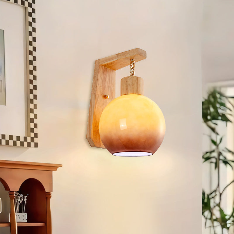 Vera Minimalist Glass Shade Wall Lamp - At Ease Home Life