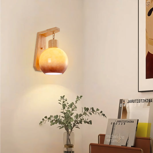 Vera Minimalist Glass Shade Wall Lamp - At Ease Home Life